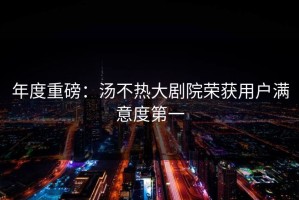 年度重磅：汤不热大剧院荣获用户满意度第一