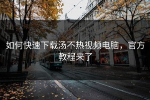 如何快速下载汤不热视频电脑，官方教程来了