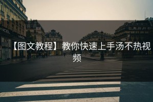 【图文教程】教你快速上手汤不热视频