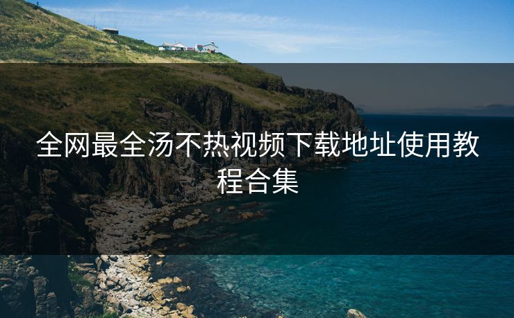 全网最全汤不热视频下载地址使用教程合集