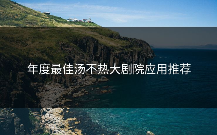 年度最佳汤不热大剧院应用推荐