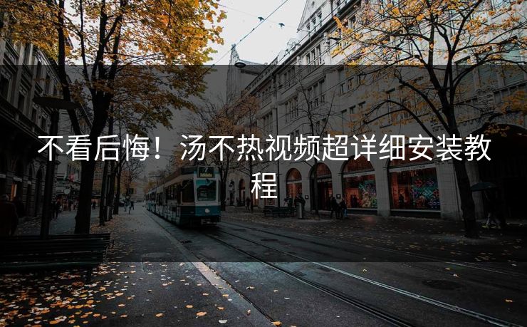 不看后悔！汤不热视频超详细安装教程